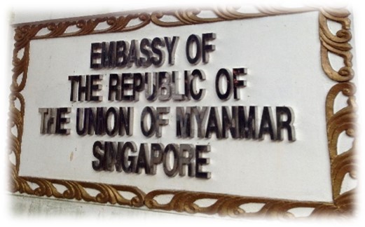 Đại sứ quán Singapore, Yangon